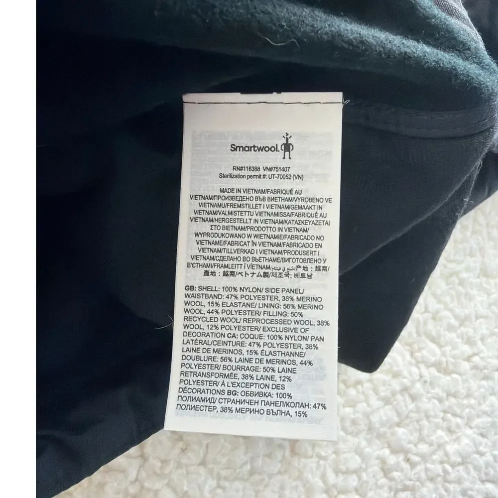 Smartwool Womens‎ Smartloft Skirt Size XL Black Pockets Pull On NEW